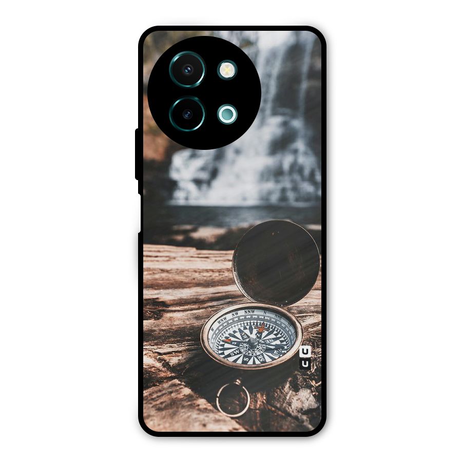 Compass Travel Metal Back Case for Vivo Y58