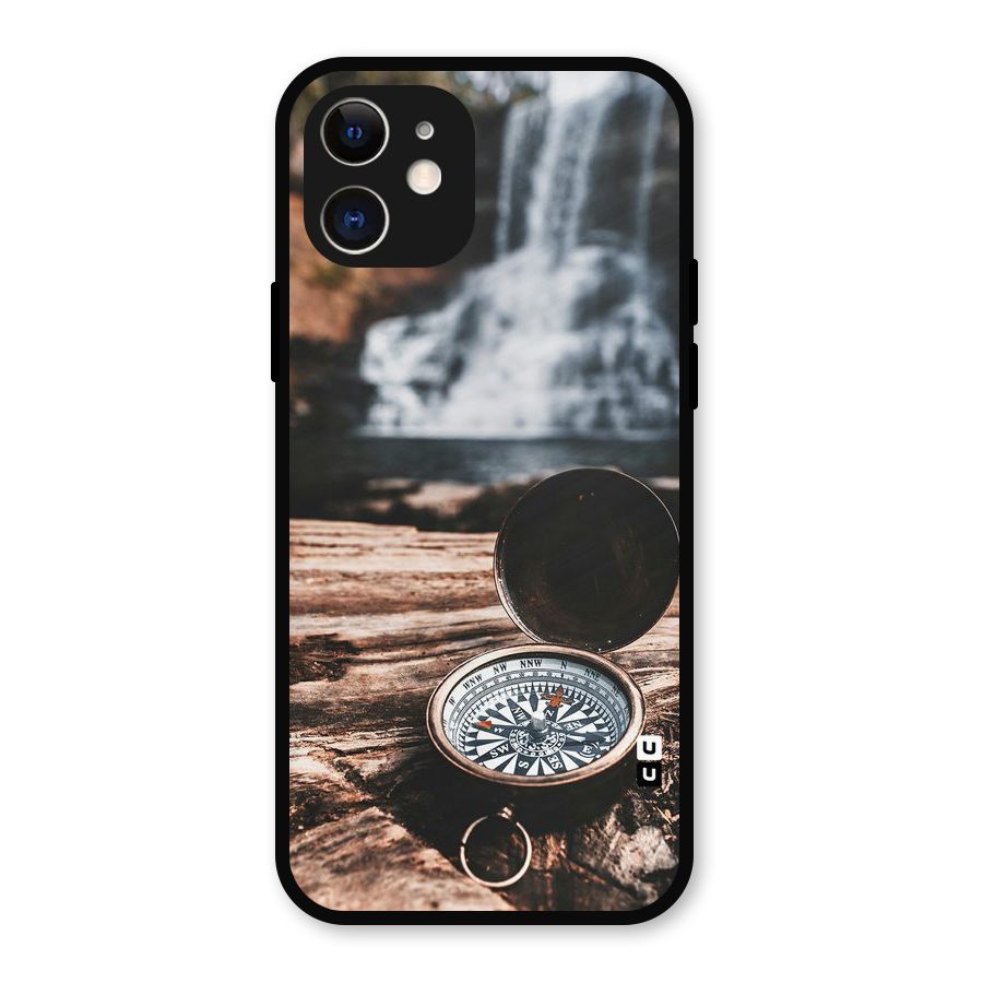 Compass Travel Metal Back Case for iPhone 12