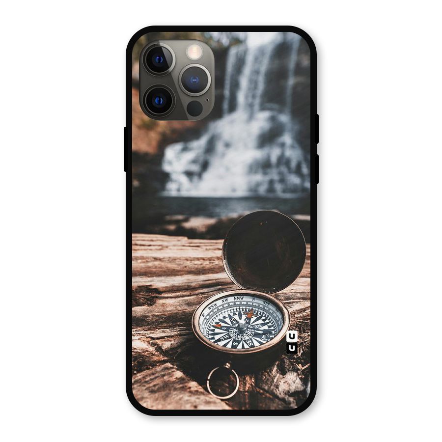 Compass Travel Metal Back Case for iPhone 12 Pro