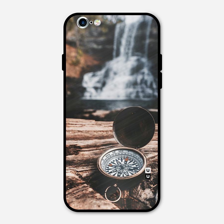 Compass Travel Metal Back Case for iPhone 6 6s