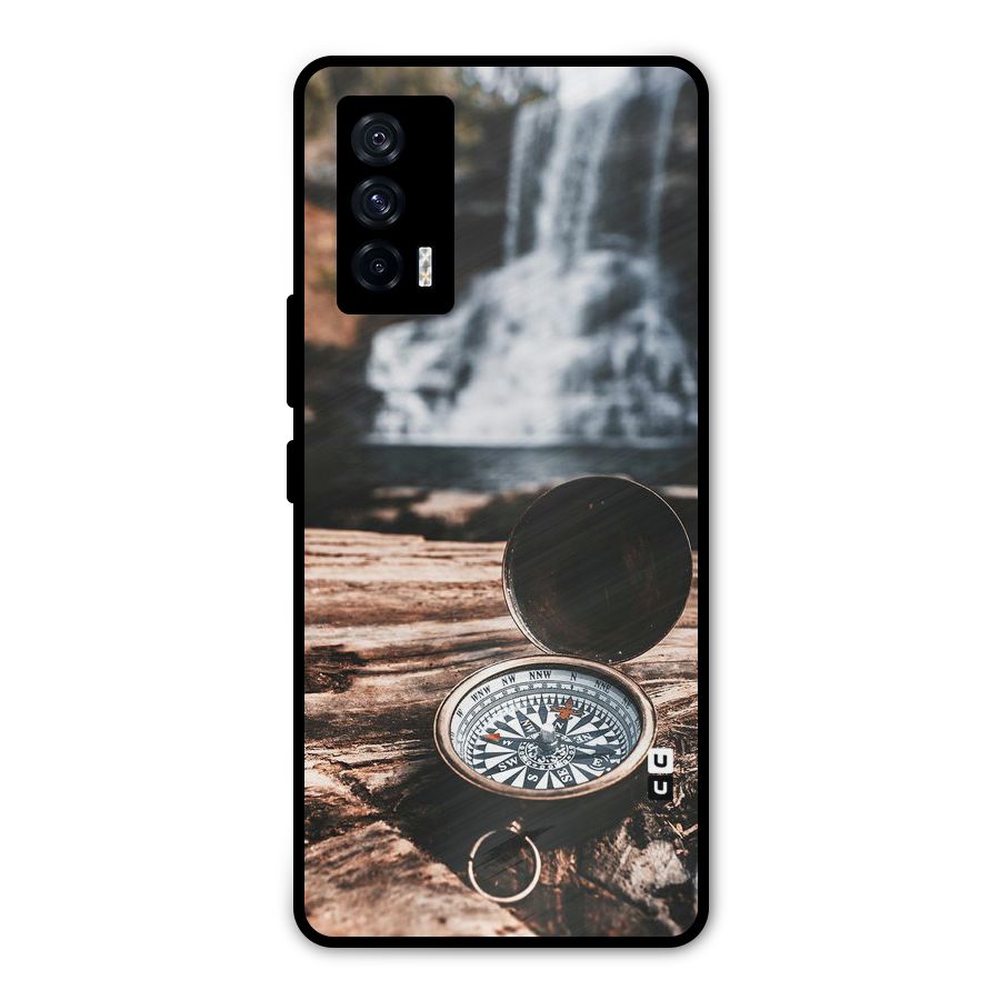 Compass Travel Metal Back Case for iQOO 7 5G