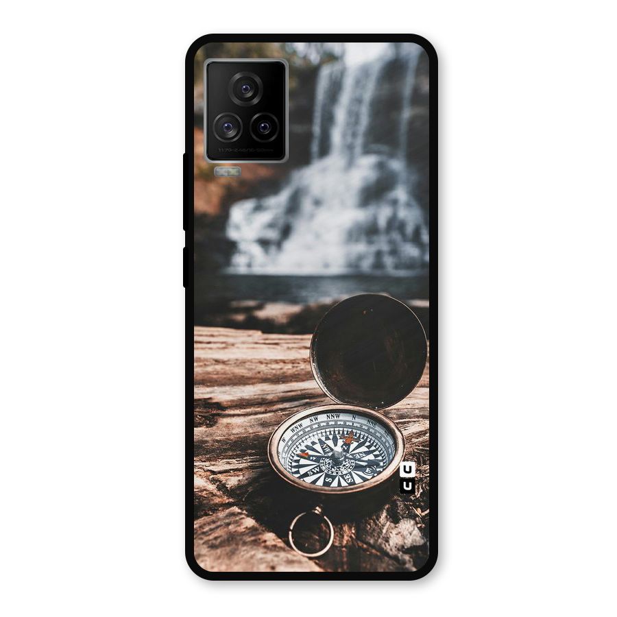 Compass Travel Metal Back Case for iQOO 7 Legend 5G