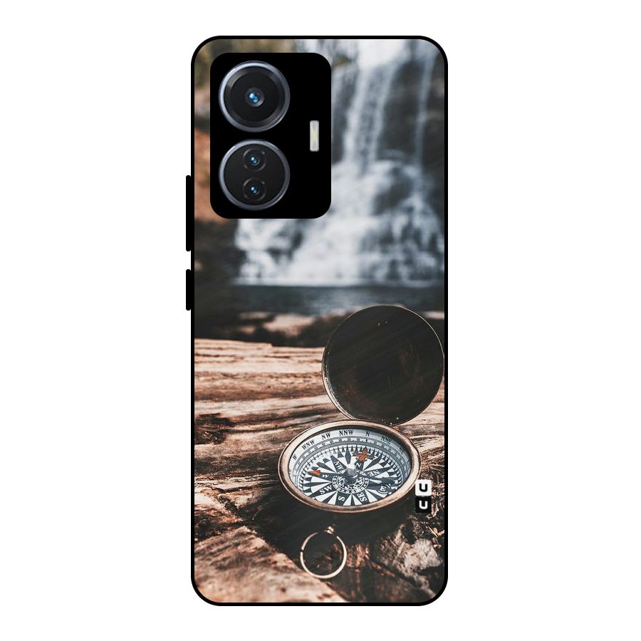 Compass Travel Metal Back Case for iQOO Z6 44W