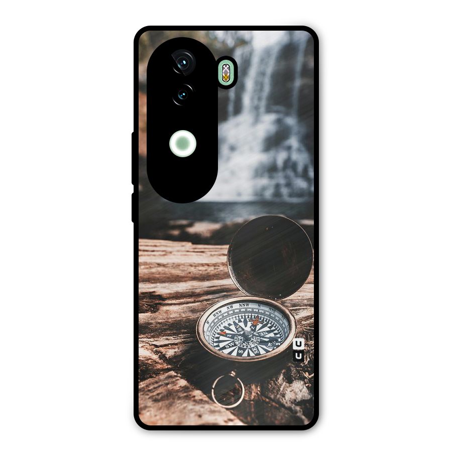 Compass Travel Metal Back Case for iQOO Z9s