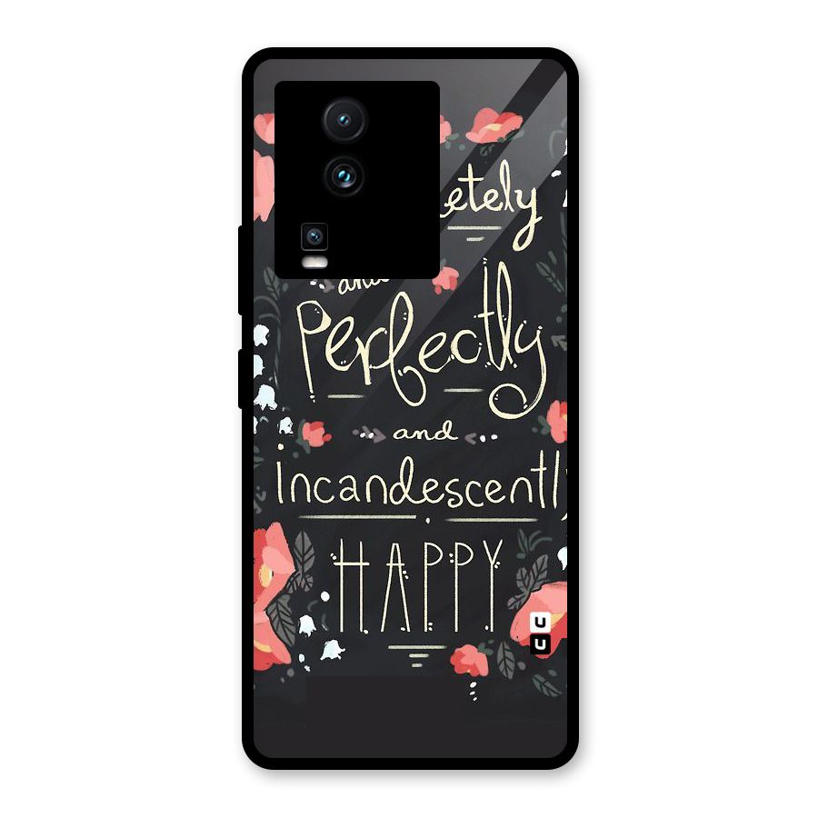 Completely Happy Glass Back Case for Vivo iQOO Neo 7