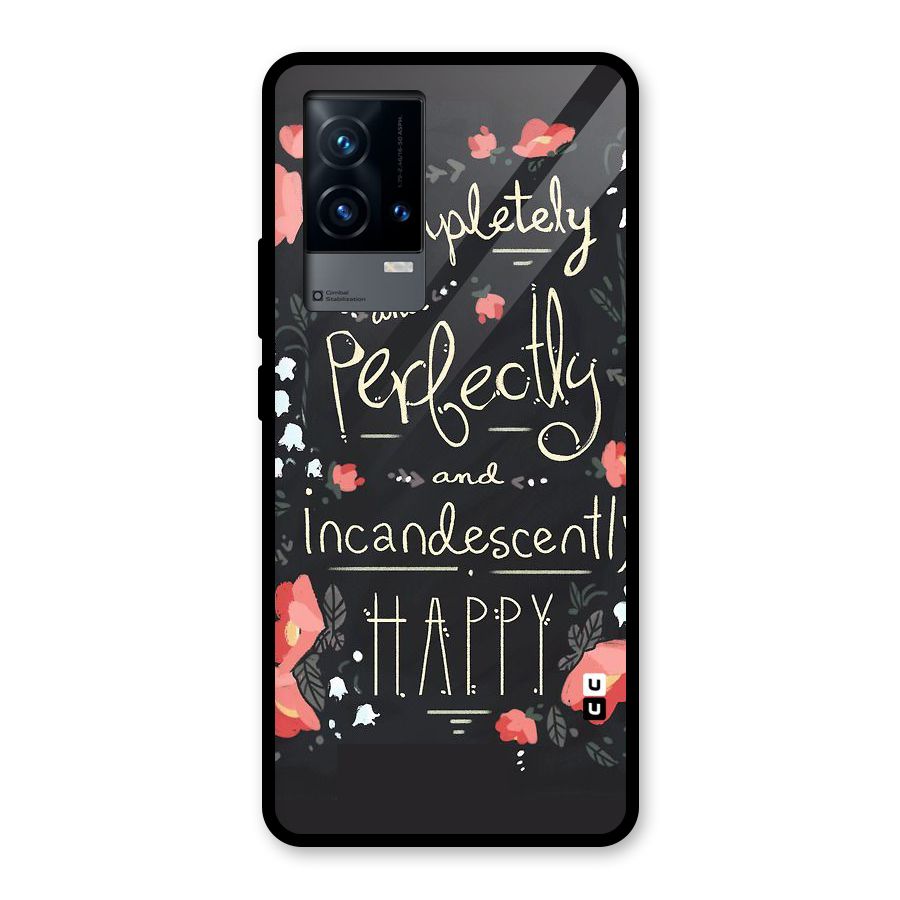 Completely Happy Glass Back Case for iQOO 9 5G