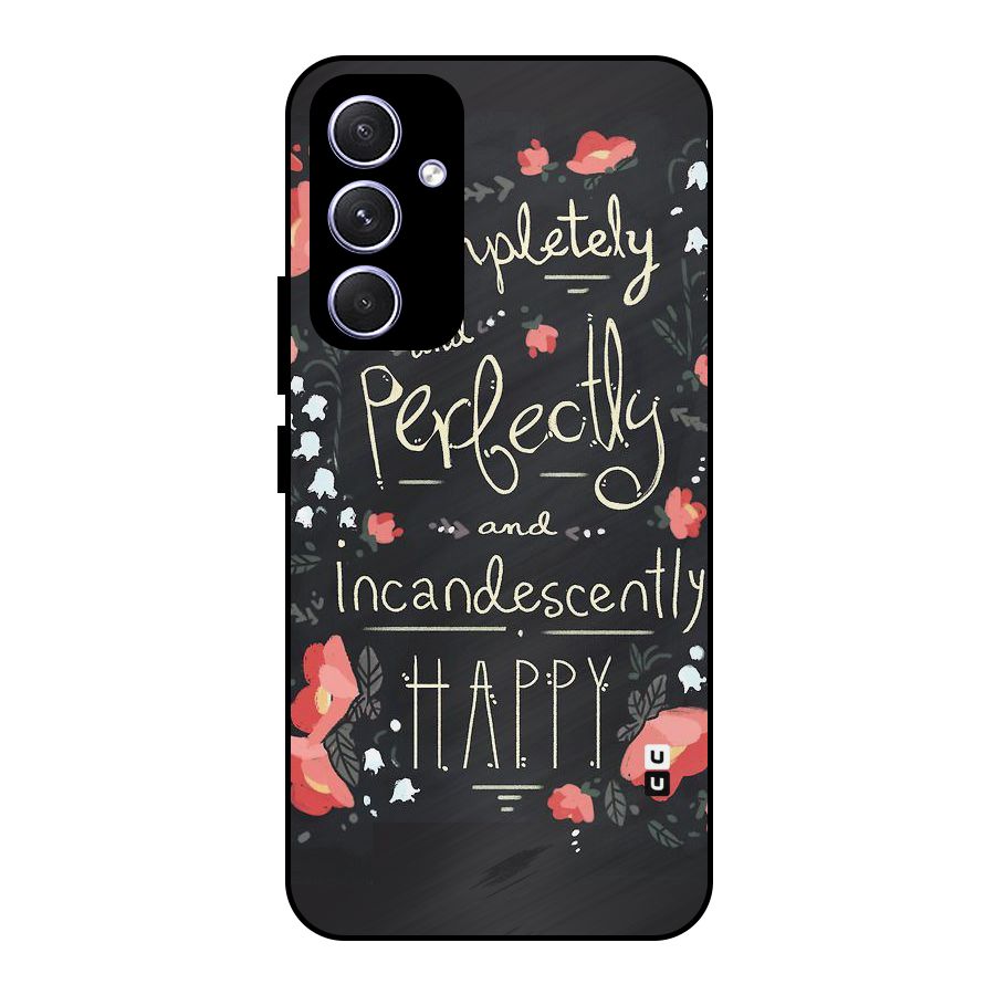 Completely Happy Metal Back Case for Galaxy A54