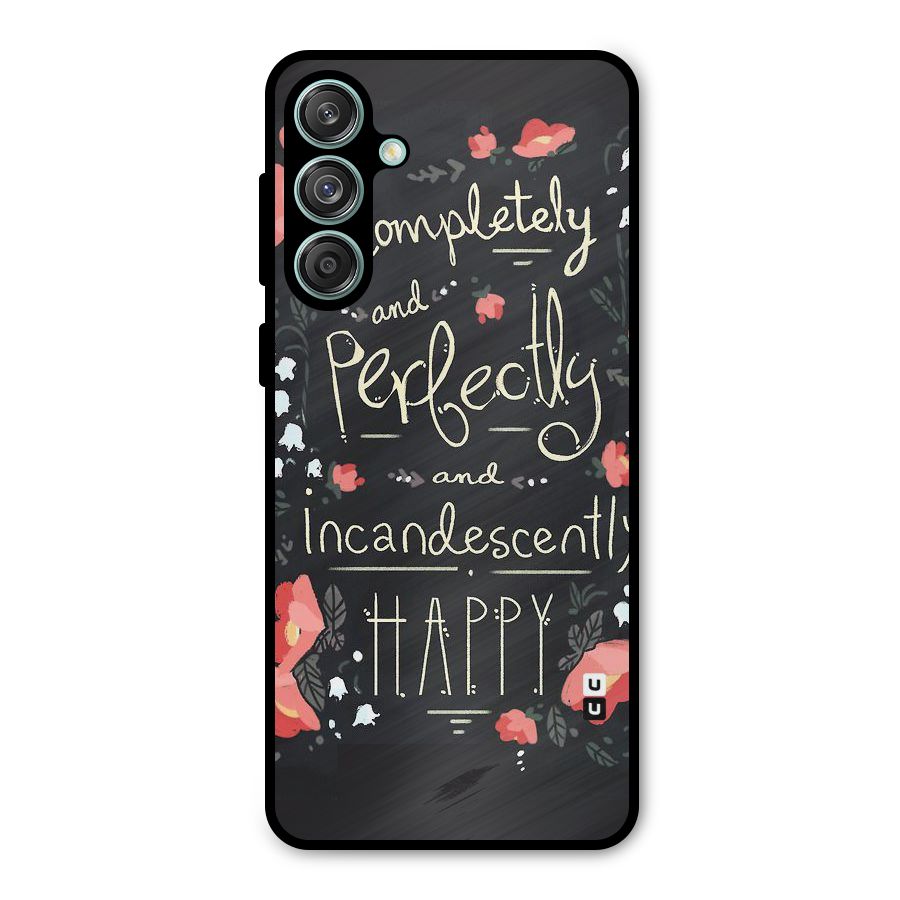 Completely Happy Metal Back Case for Galaxy M55 5G