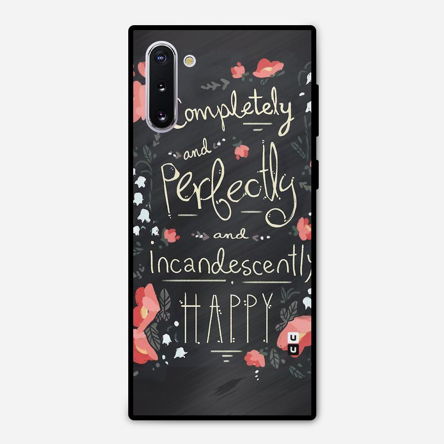 Completely Happy Metal Back Case for Galaxy Note 10