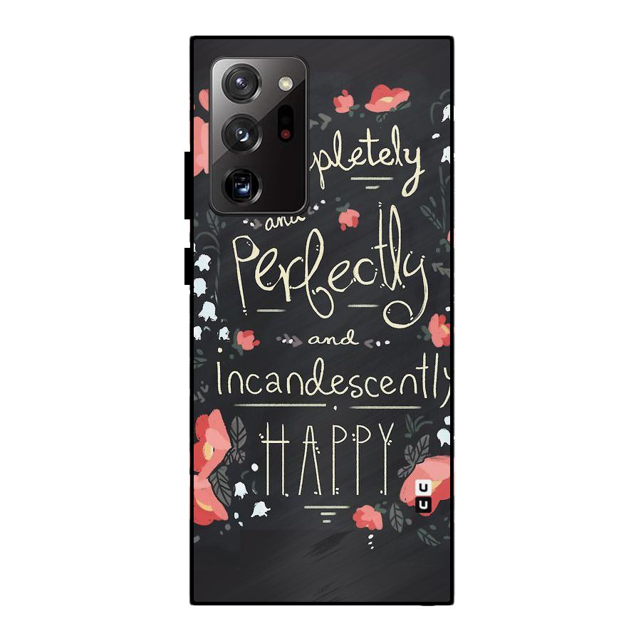 Completely Happy Metal Back Case for Galaxy Note 20 Ultra