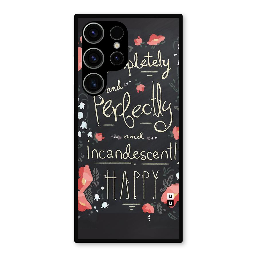 Completely Happy Metal Back Case for Galaxy S23 Ultra
