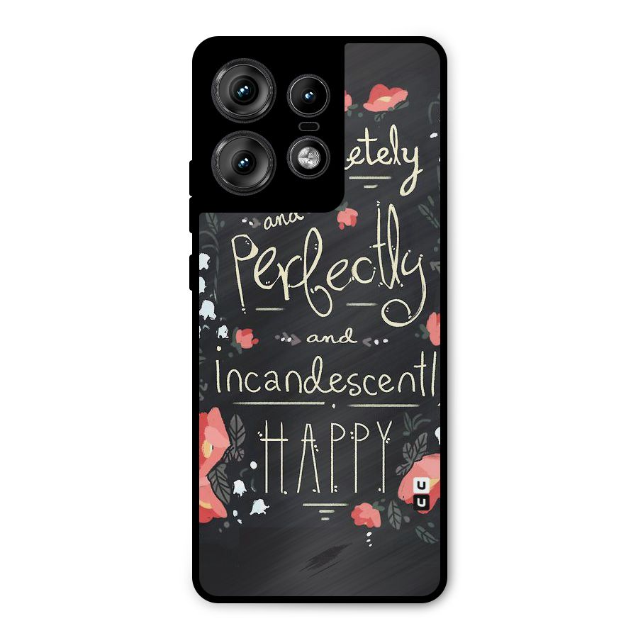 Completely Happy Metal Back Case for Motorola Edge 50 Pro