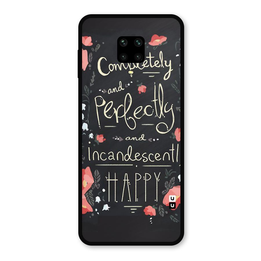 Completely Happy Metal Back Case for Poco M2 Pro