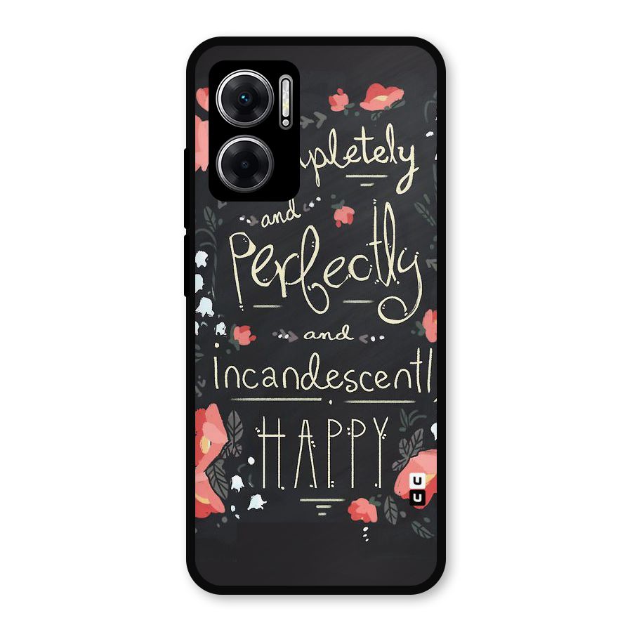 Completely Happy Metal Back Case for Redmi 11 Prime 5G