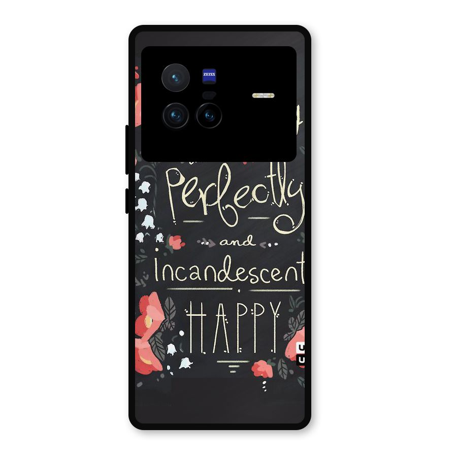 Completely Happy Metal Back Case for Vivo X80