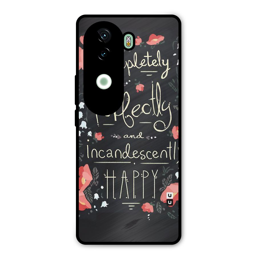Completely Happy Metal Back Case for iQOO Z9s