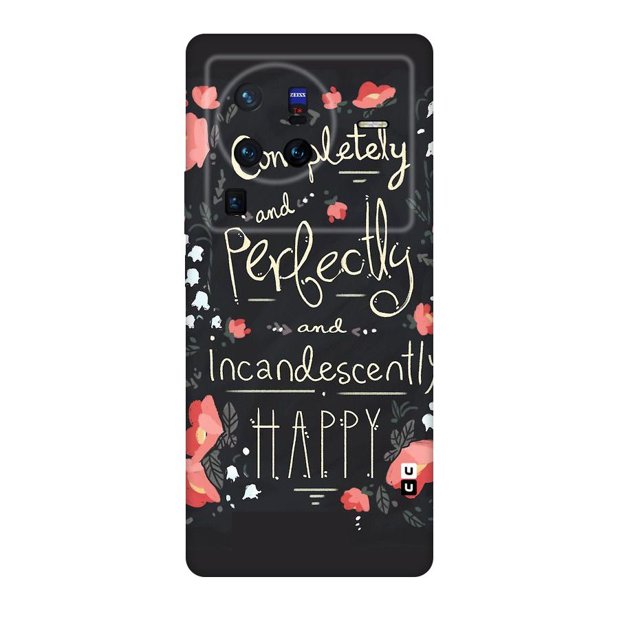 Completely Happy Original Polycarbonate Back Case for Vivo X80