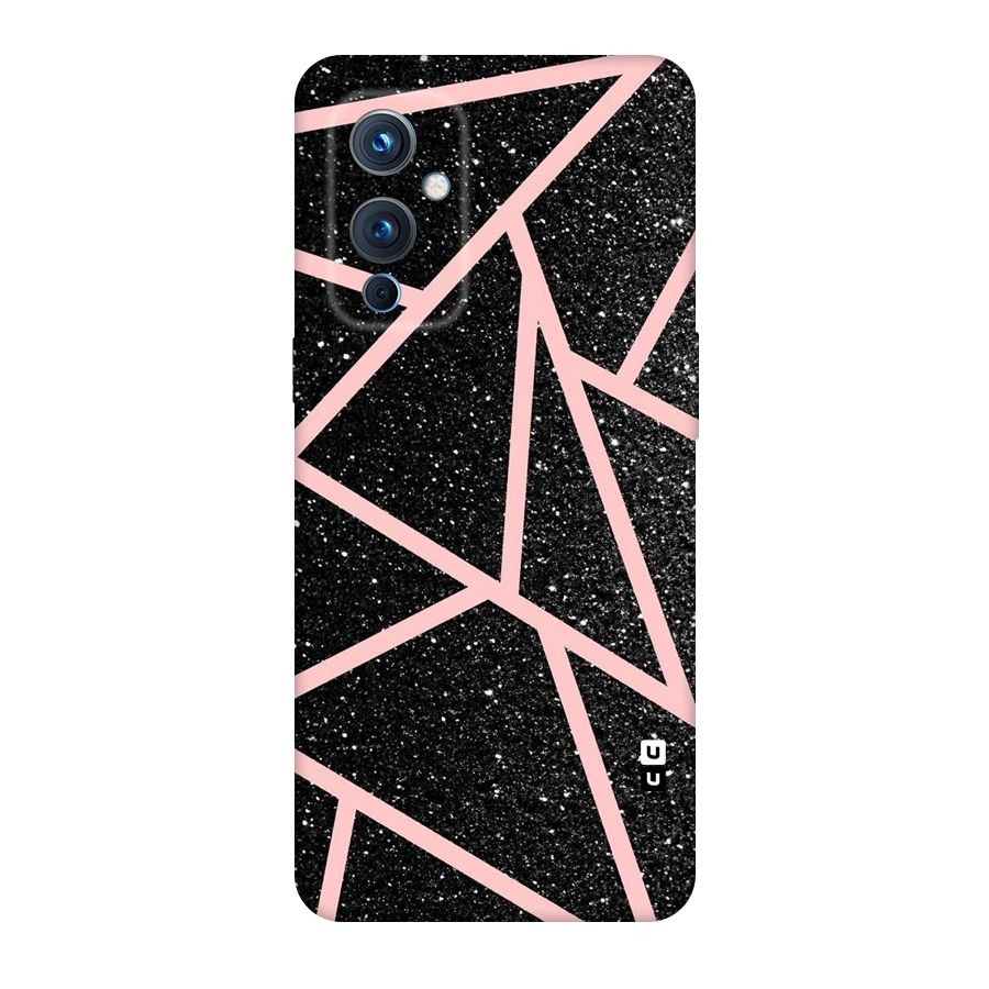 Concrete Black Pink Stripes Original Polycarbonate Back Case for OnePlus 9