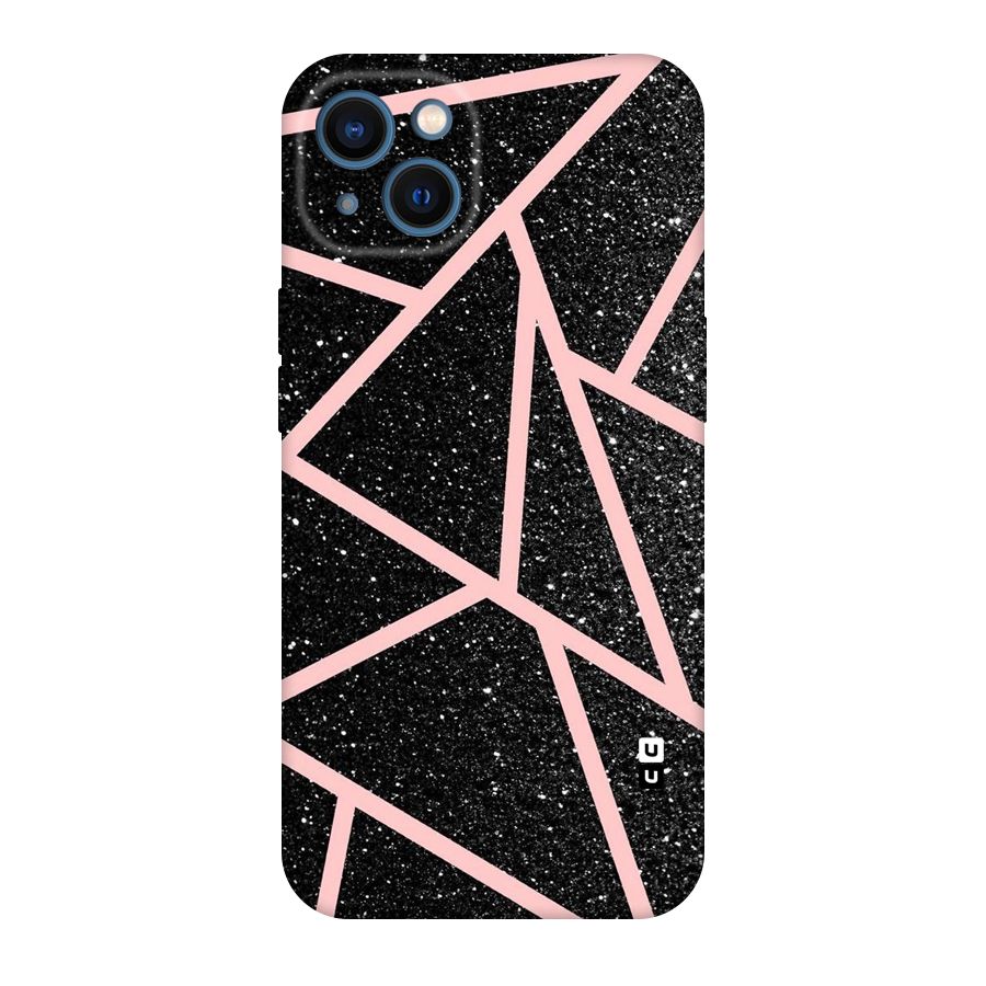 Concrete Black Pink Stripes Original Polycarbonate Back Case for iPhone 13
