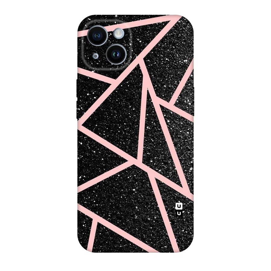 Concrete Black Pink Stripes Original Polycarbonate Back Case for iPhone 14