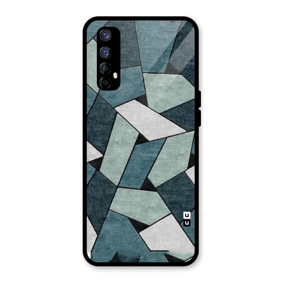 Concrete Green Abstract Glass Back Case for Realme Narzo 20 Pro