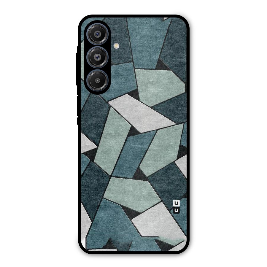 Concrete Green Abstract Metal Back Case for Galaxy A16 5G