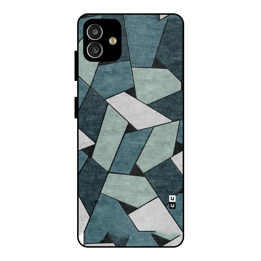 Concrete Green Abstract Metal Back Case for Galaxy M13 5G
