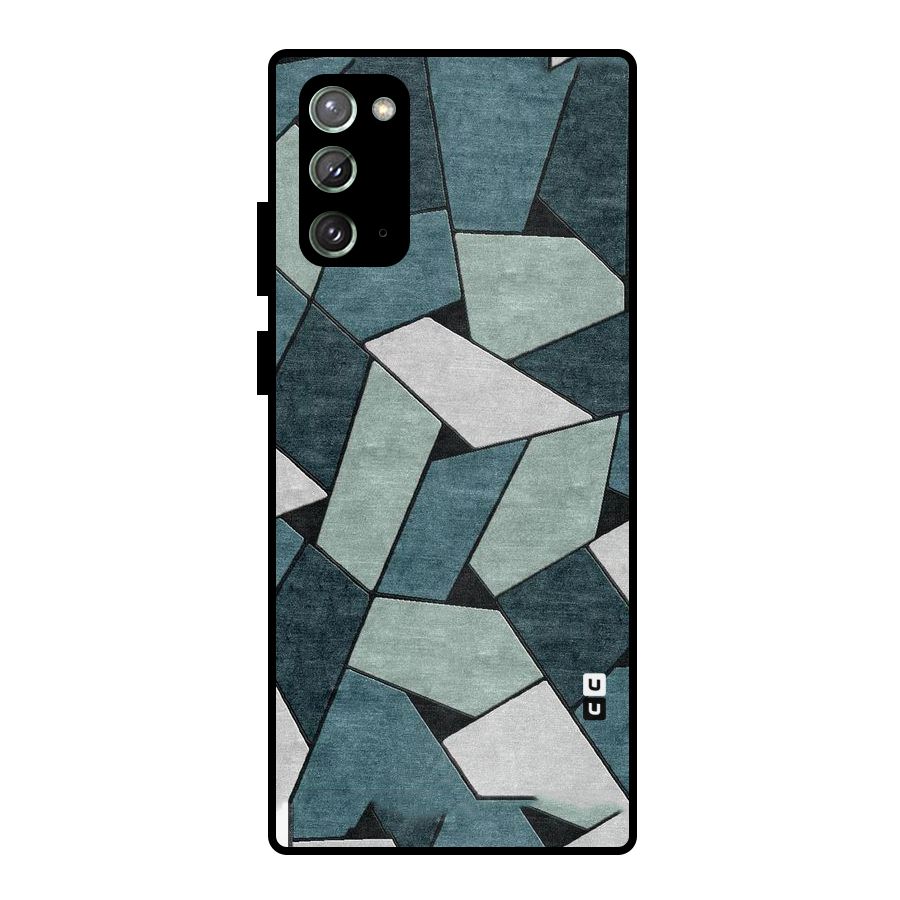 Concrete Green Abstract Metal Back Case for Galaxy Note 20