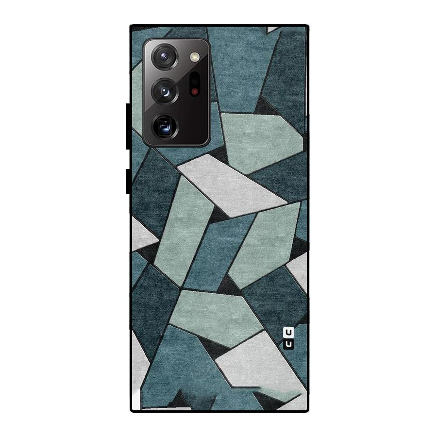 Concrete Green Abstract Metal Back Case for Galaxy Note 20 Ultra