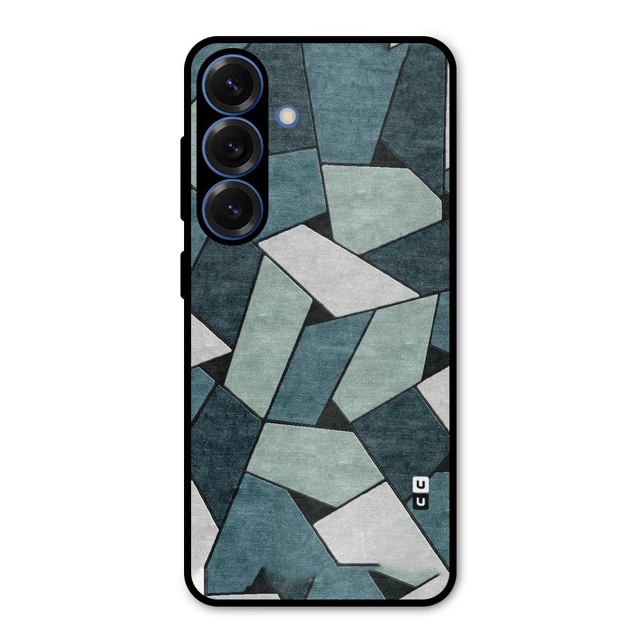 Concrete Green Abstract Metal Back Case for Galaxy S25