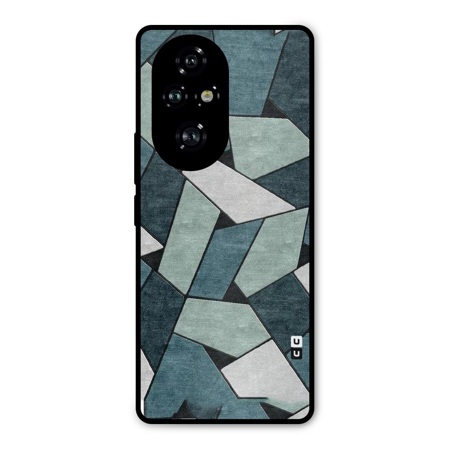 Concrete Green Abstract Metal Back Case for Honor 200 Pro