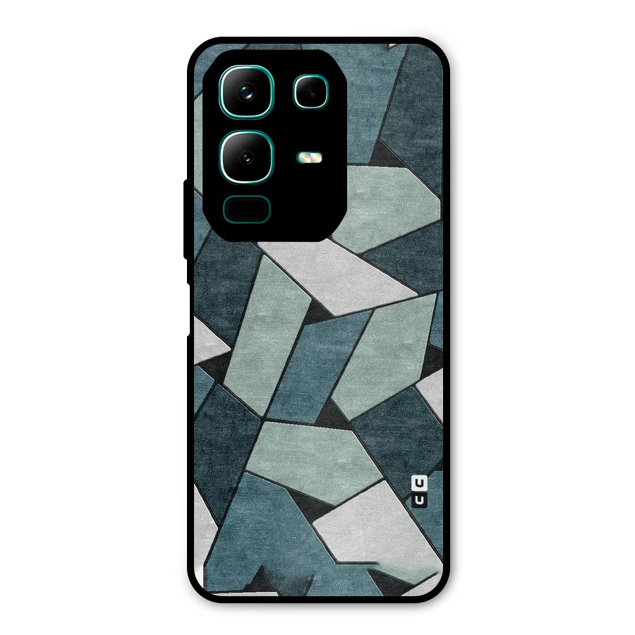 Concrete Green Abstract Metal Back Case for Infinix Note 50x