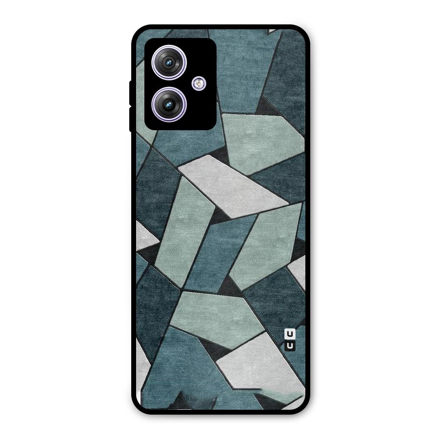 Concrete Green Abstract Metal Back Case for Moto G64