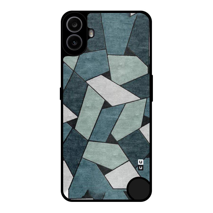 Concrete Green Abstract Metal Back Case for Nothing CMF Phone 1