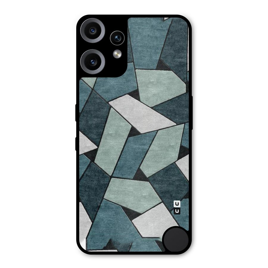 Concrete Green Abstract Metal Back Case for Nothing CMF Phone 2 Pro