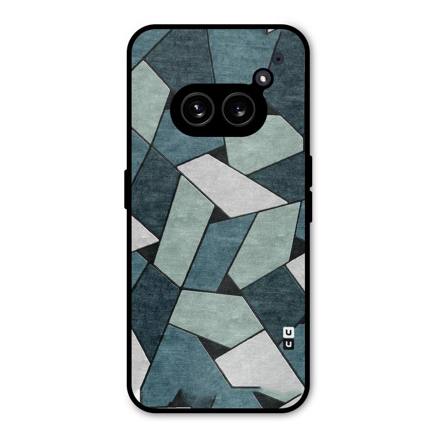 Concrete Green Abstract Metal Back Case for Nothing Phone 2a Plus
