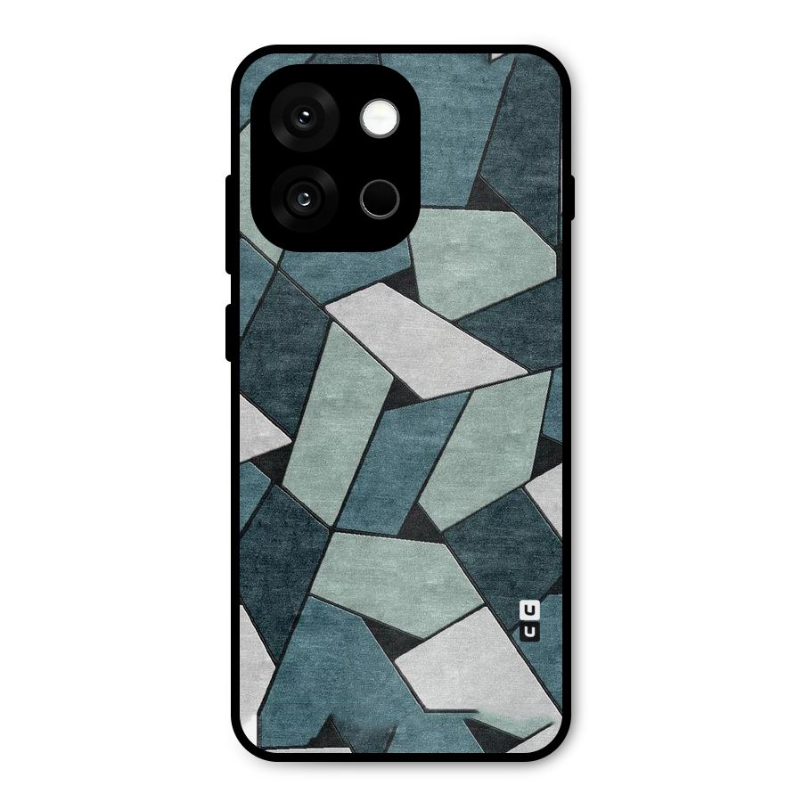 Concrete Green Abstract Metal Back Case for OnePlus 13s