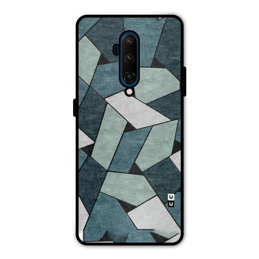 Concrete Green Abstract Metal Back Case for OnePlus 7T Pro