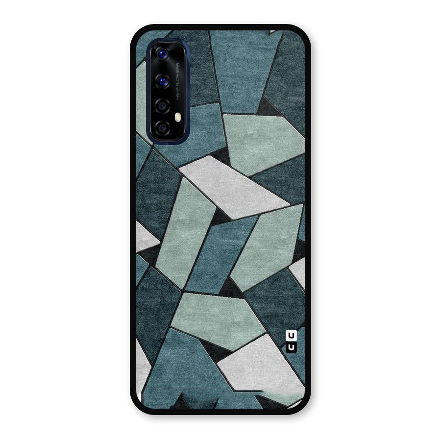 Concrete Green Abstract Metal Back Case for Realme Narzo 20 Pro