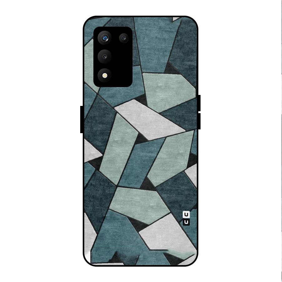 Concrete Green Abstract Metal Back Case for realme 9 5G SE