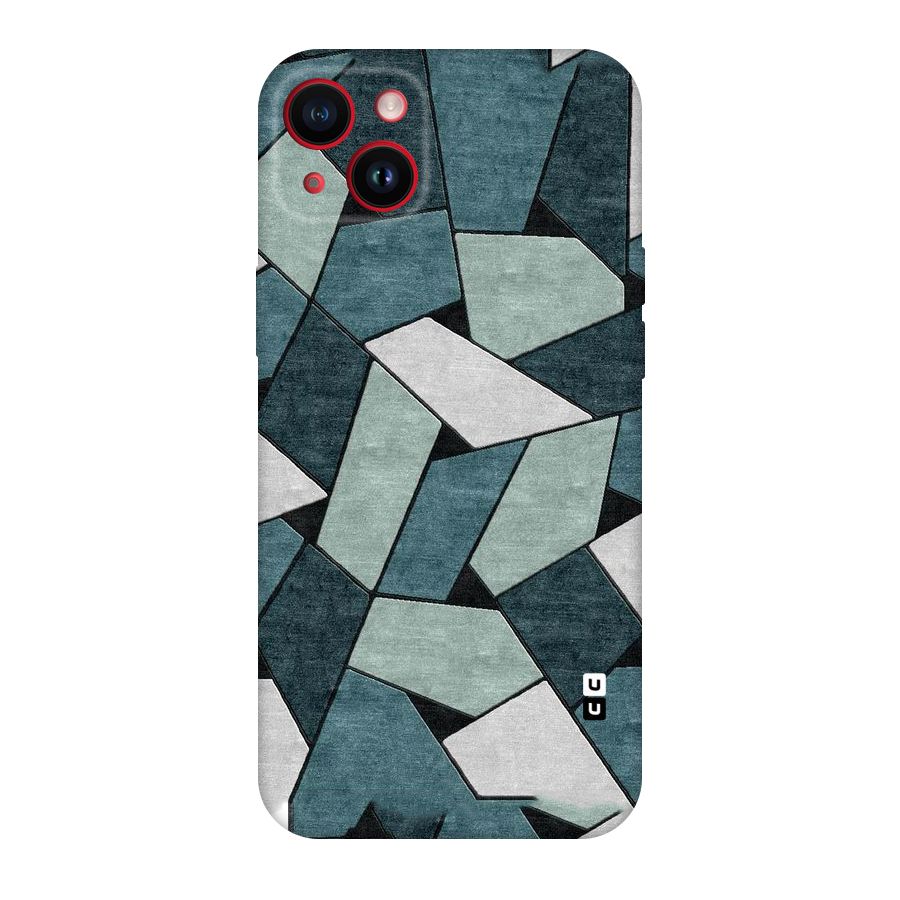 Concrete Green Abstract Original Polycarbonate Back Case for iPhone 14 Plus