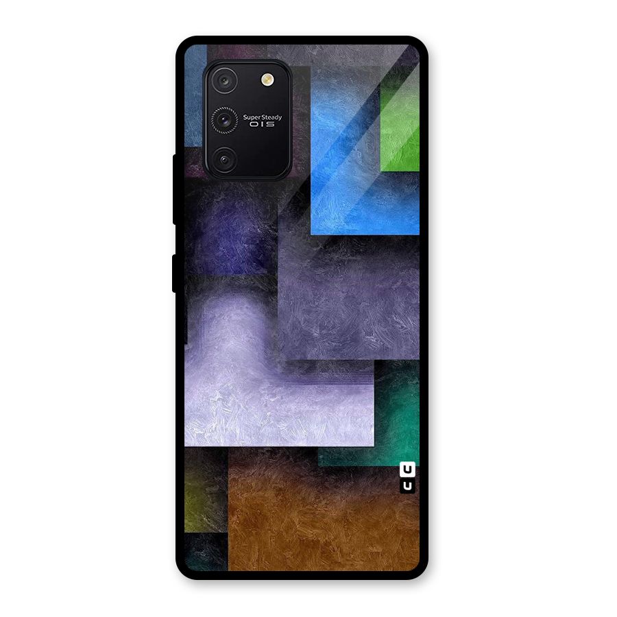 Concrete Squares Glass Back Case for Galaxy S10 Lite