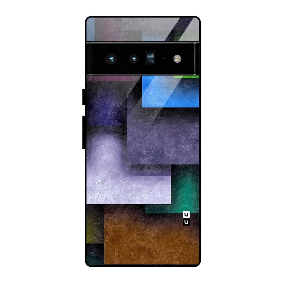 Concrete Squares Glass Back Case for Google Pixel 6 Pro