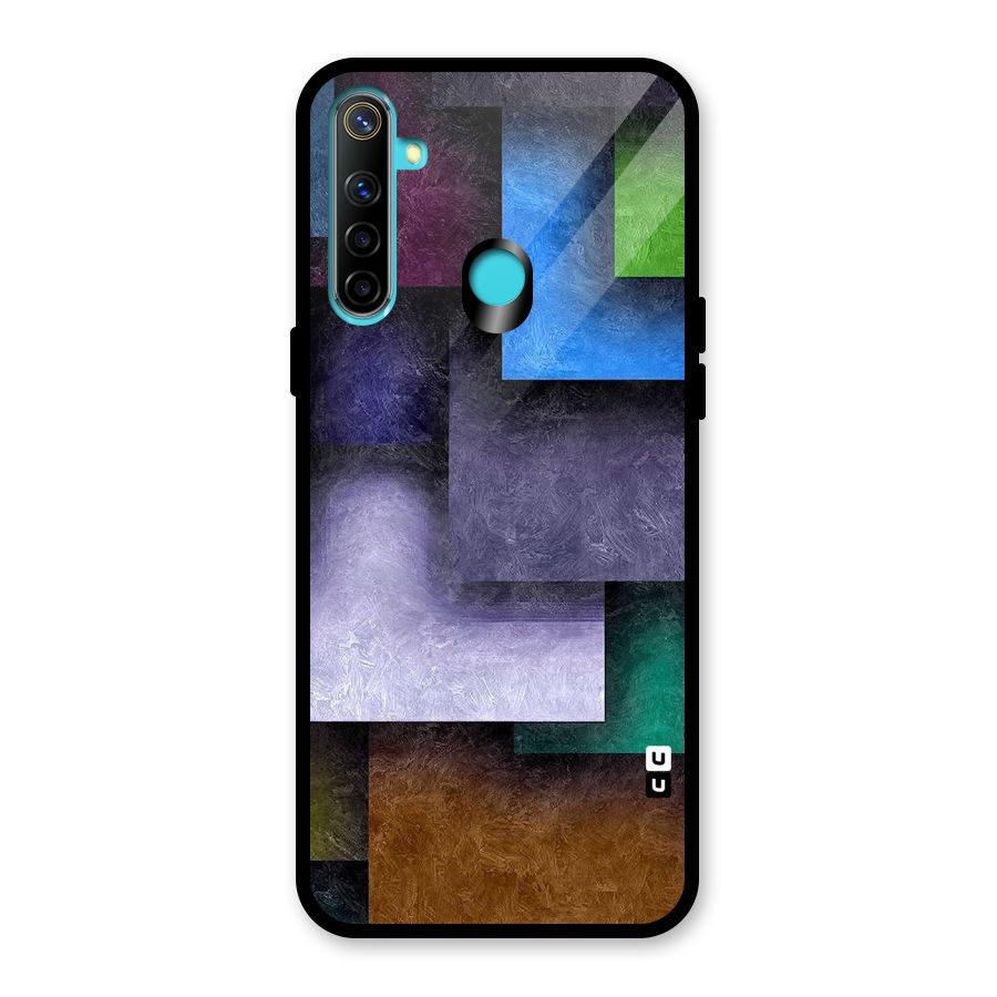 Concrete Squares Glass Back Case for Realme 5