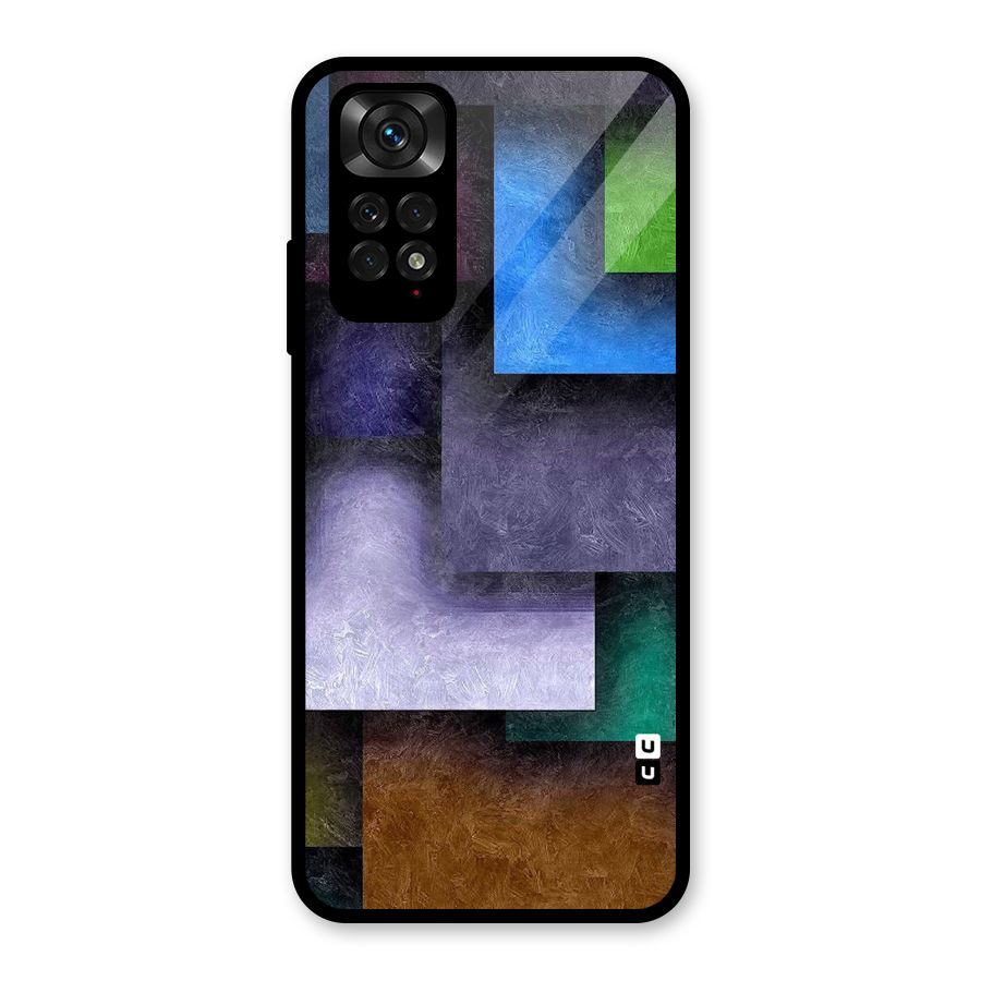 Concrete Squares Glass Back Case for Redmi Note 11S