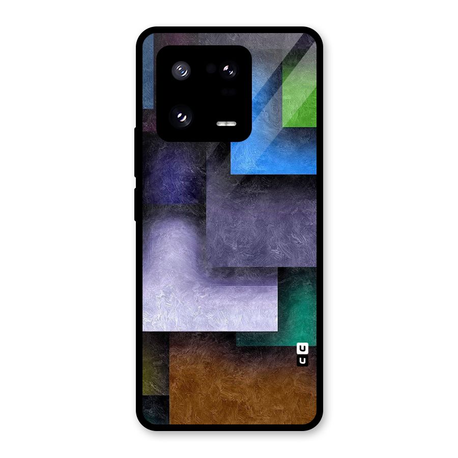 Concrete Squares Glass Back Case for Xiaomi 13 Pro
