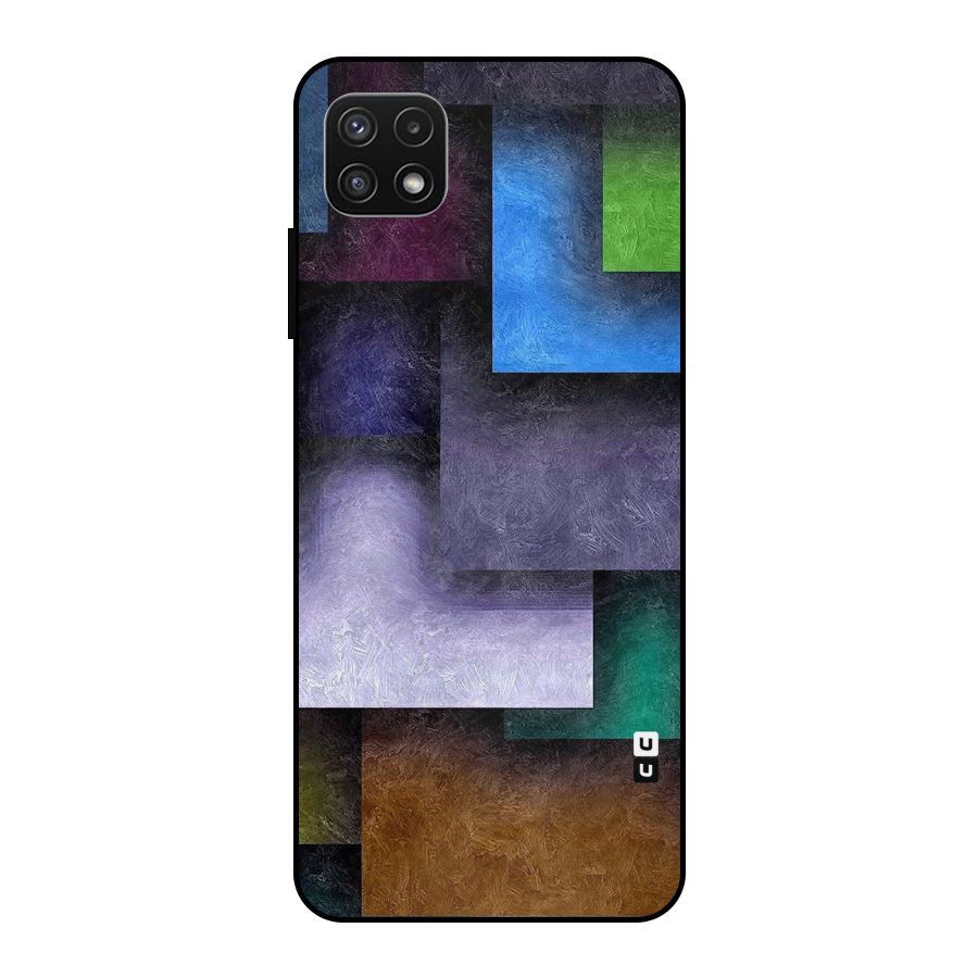 Concrete Squares Metal Back Case for Galaxy A22 5G