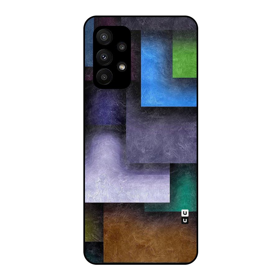Concrete Squares Metal Back Case for Galaxy A23