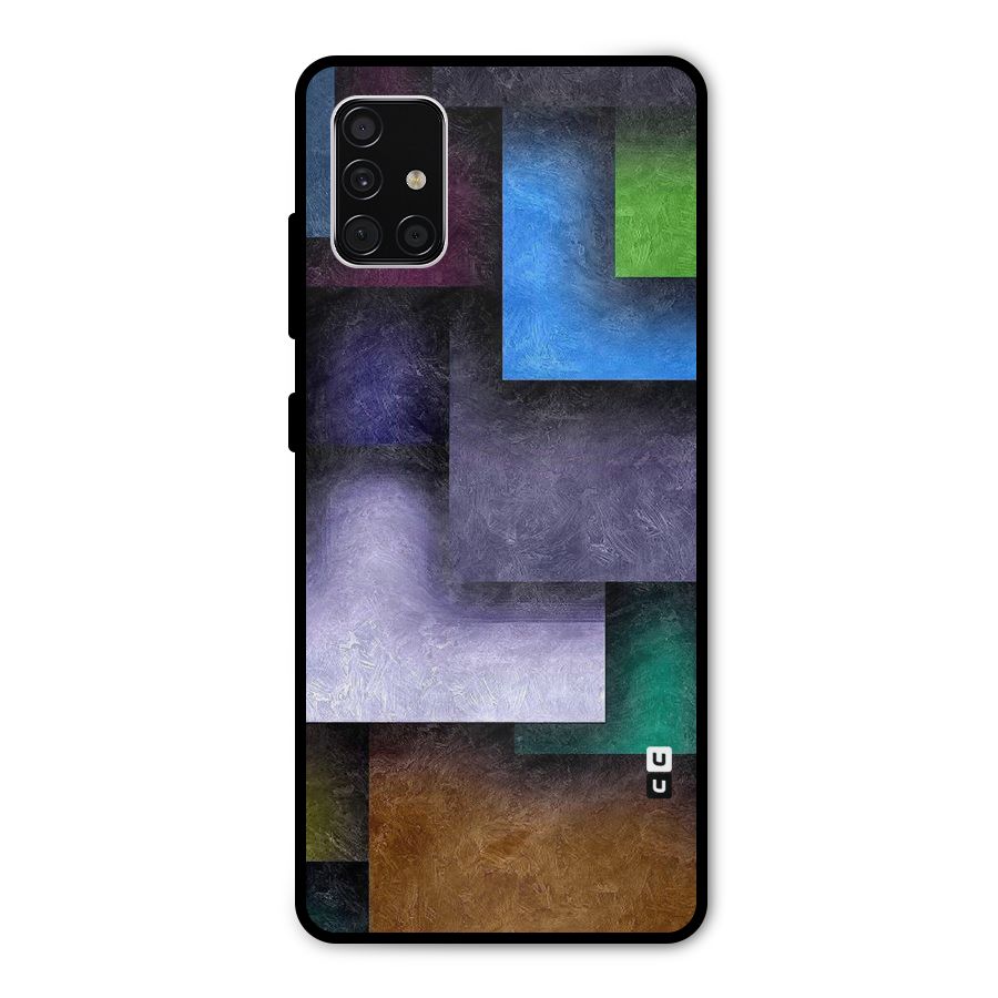 Concrete Squares Metal Back Case for Galaxy A51