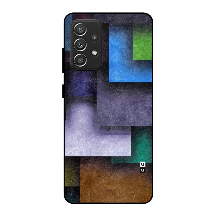 Concrete Squares Metal Back Case for Galaxy A52s 5G